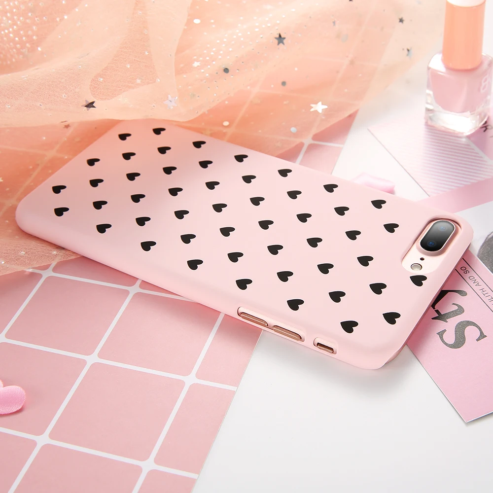 Чехол KISSCASE с милым сердечком для Xiao mi Red 7 6 Pro 6A Note 4X 5 Plus Жесткий Xiaomi 9 8 SE Pocophone F1 |