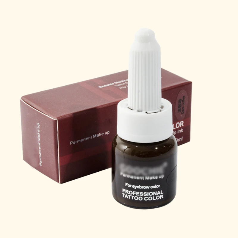 Перманентный контур для лица пигмент бровей профессиональный цвет татуировки 10