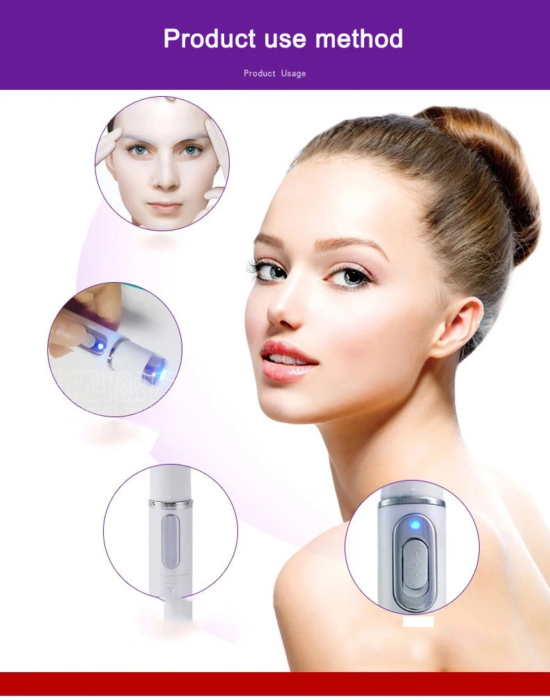 Синий свет теплый удалить acnes Косметика Acnes ручка бледно-акурированные пугающие ремонт Acneing шрам варикозный ремонт Blackhead вакуумная точка