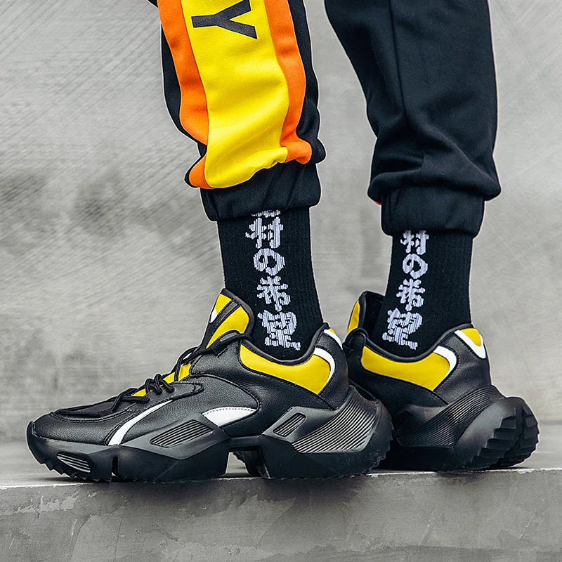 Мужская обувь в стиле хип-хоп повседневные японские кроссовки на высокой