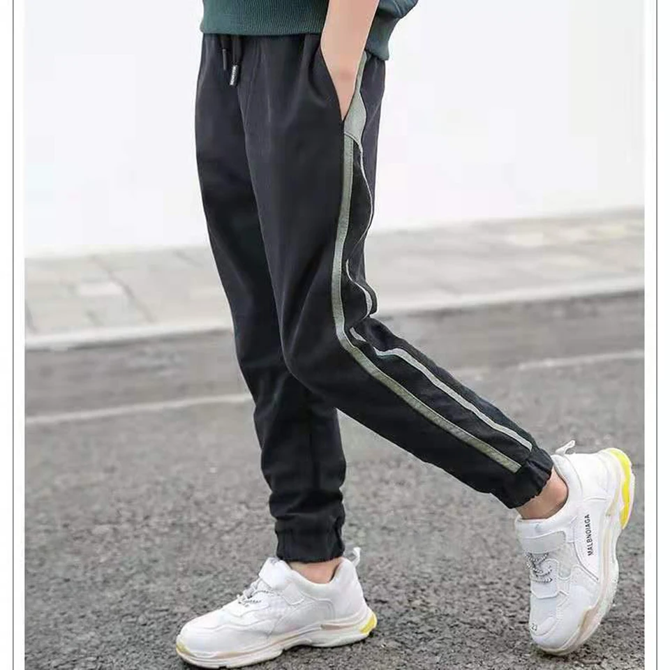 2 цвета модные детские повседневные длинные брюки для мальчиков весенне-осенние