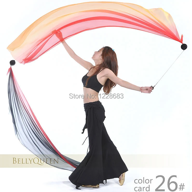 Индийские аксессуары для танца живота 1 вуаль Poi | Тематическая одежда и униформа