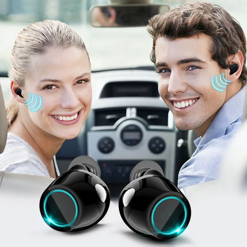 Беспроводные наушники Bluetooth TWS 5 0 стерео с микрофоном спортивная Гарнитура для