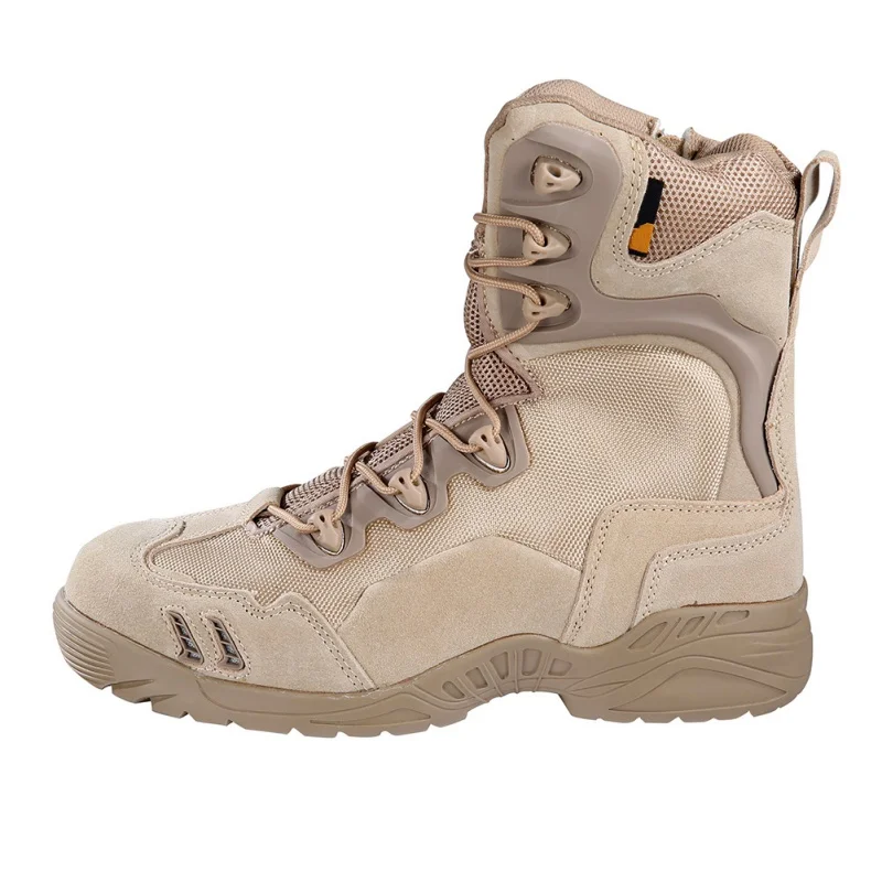 size 44 Sand color Тактический в стиле армии США дезерты обувь с сеткой спецназа тактические; женская обувь; полуботинки в стиле милитари мужские армейские ботинки - Цвет: size 44 Sand color