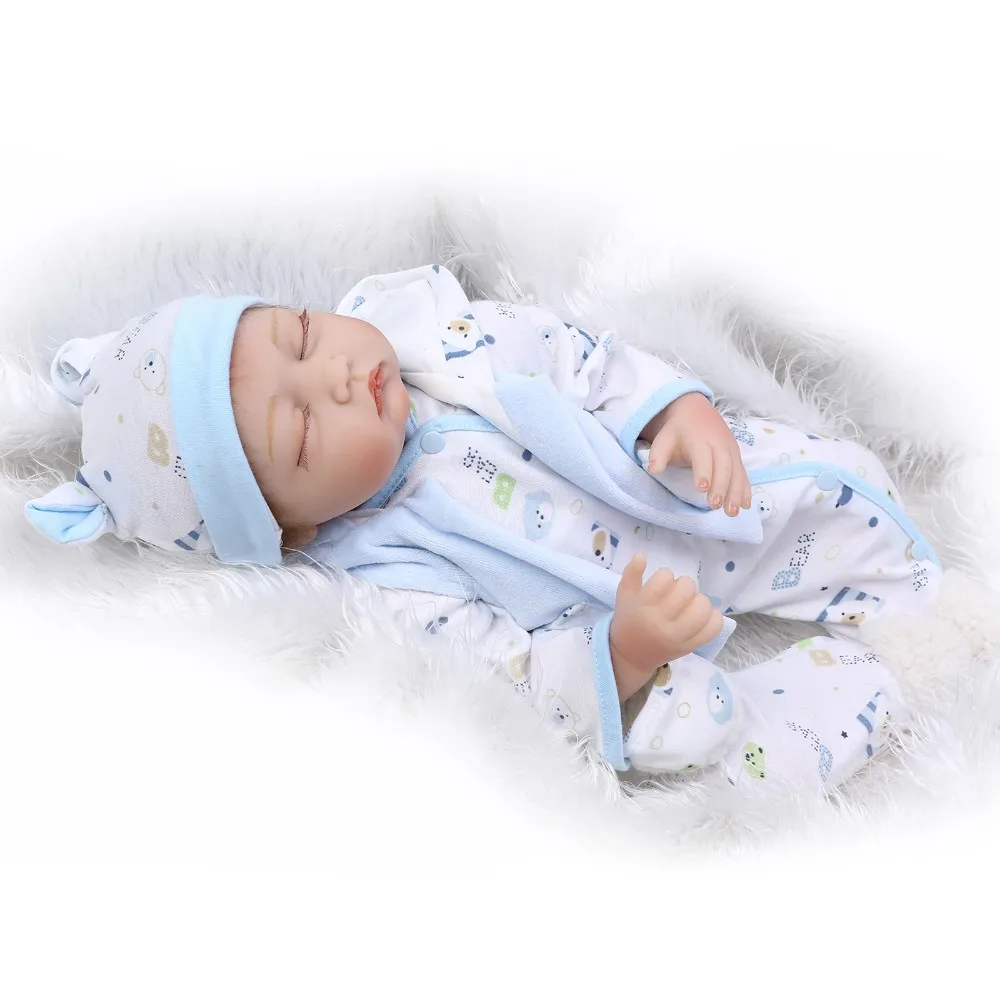 Кукла-реборн из силикона и винила 22 дюйма