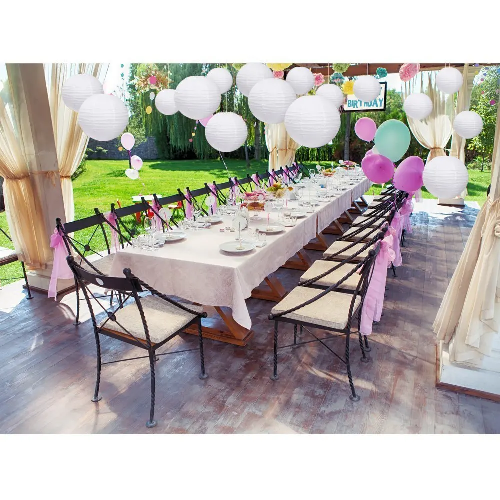 10 упаковок Круглые Китайские/японские подвесные лампы фонарики|Фонари| |