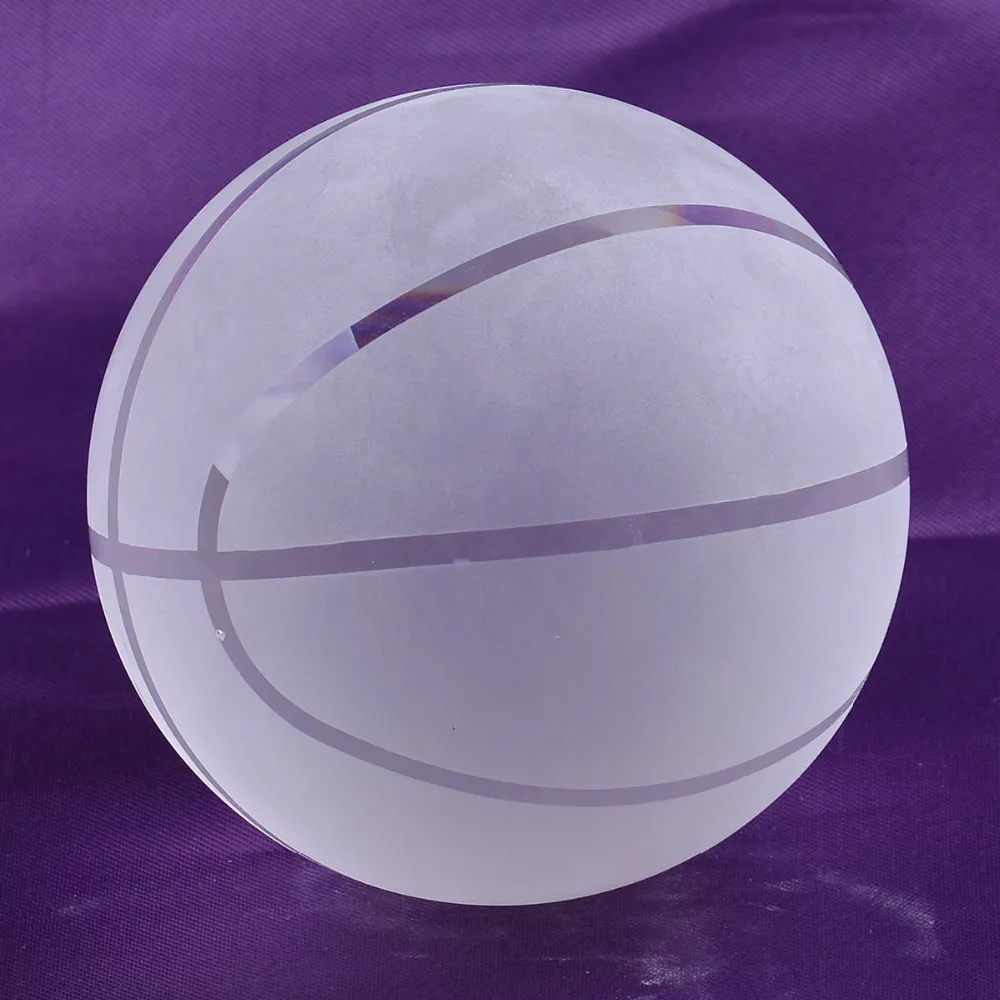 Хит продаж 2019 Прозрачный кристаллический баскетбольный шар k9 100 мм с основанием