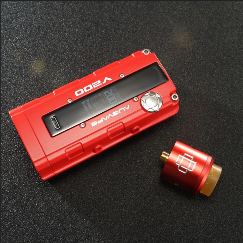 Augvape V200 200 W электронная сигарета испаритель с 22 мм Druga RDA распылителя Красный мод