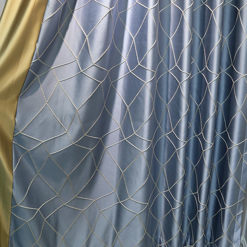 Занавески на заказ жаккардовые хлопковые шторы в скандинавском стиле для