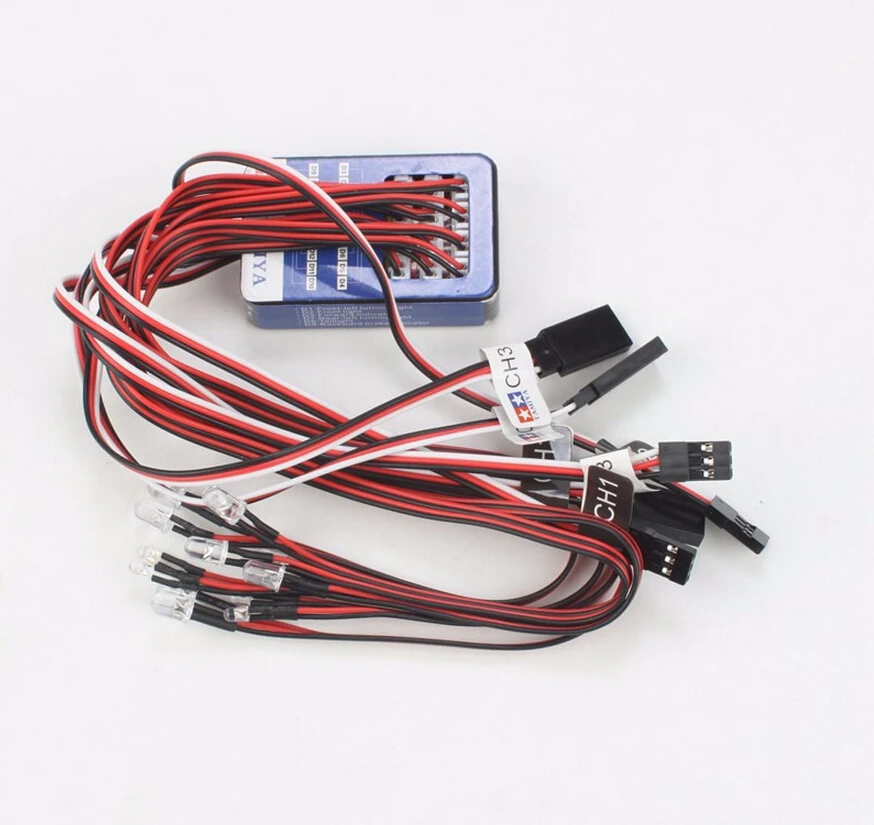 

TAMIYA 12 LED Simulation Lights Smart System Flash Lighting For RC 1/10 Scale Models RC Car Tank