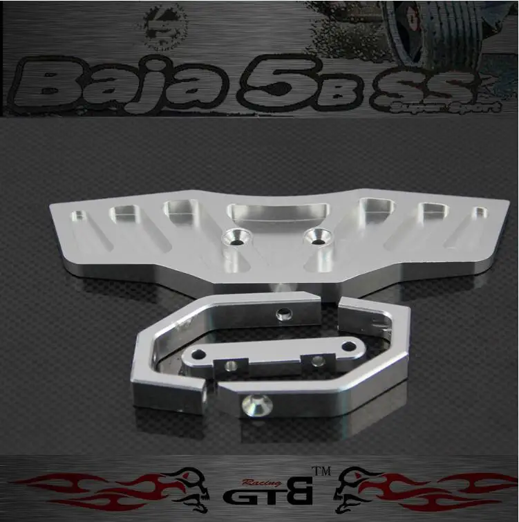 Передний бампер GTB Racing из сплава для hpi km rv baja 5b ss GR021 1/5 rc car gas | Игрушки и хобби