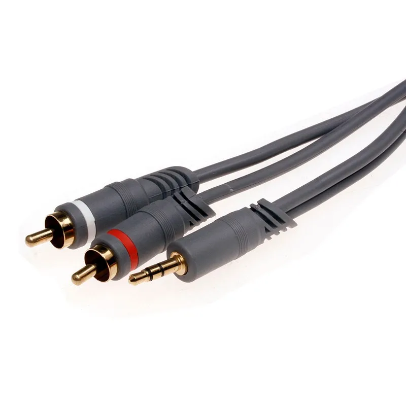 JH 3 м AUX 5 мм стерео штекер 2RCA M/M A/V разъем аудио кабель-удлинитель для Ipod Mp3