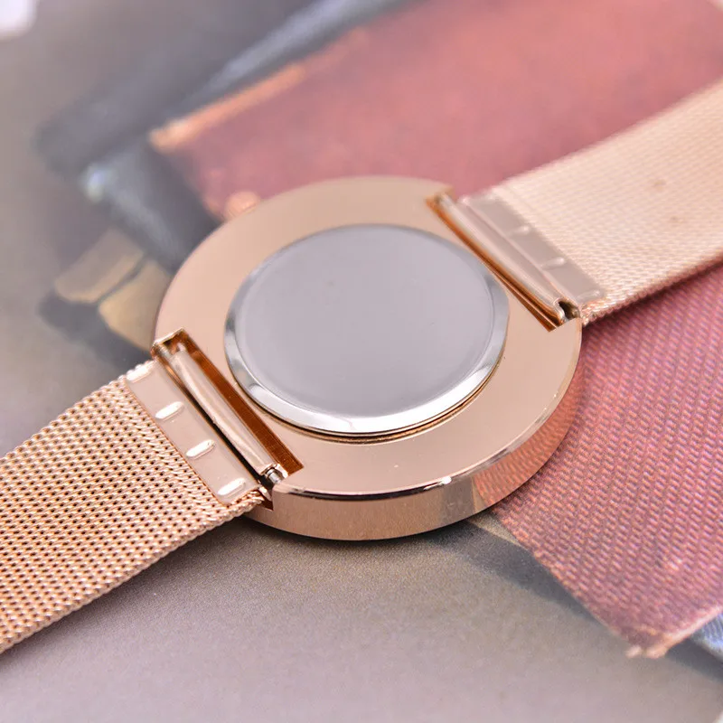 Женские Серебристые кварцевые часы из нержавеющей стали PINBO роскошные