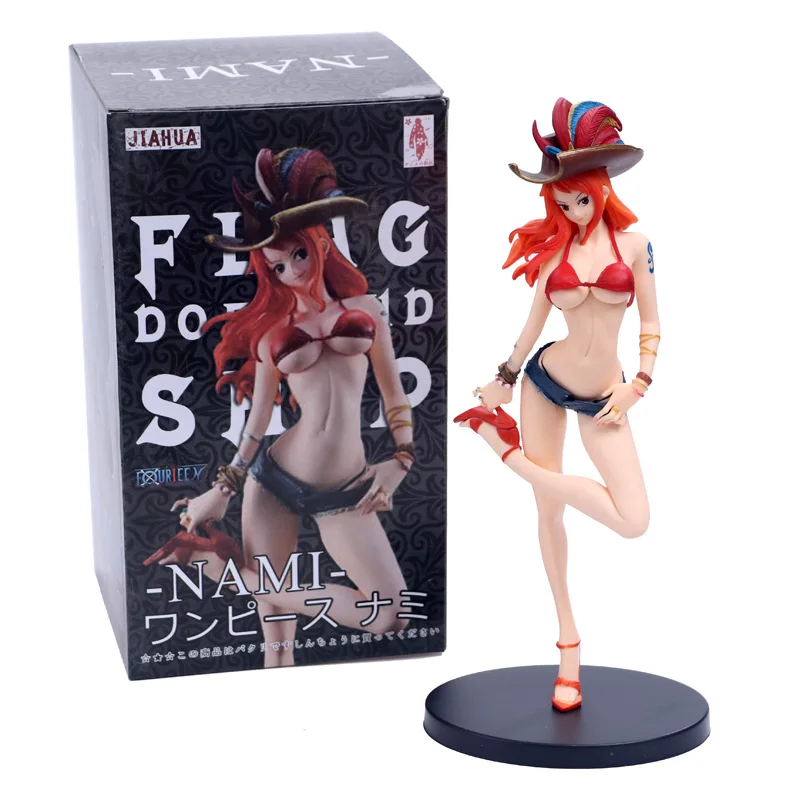 

Аниме ONE PIECE FDS пиратское бикини Nami ковбойская фигурка модели игрушки 24 см
