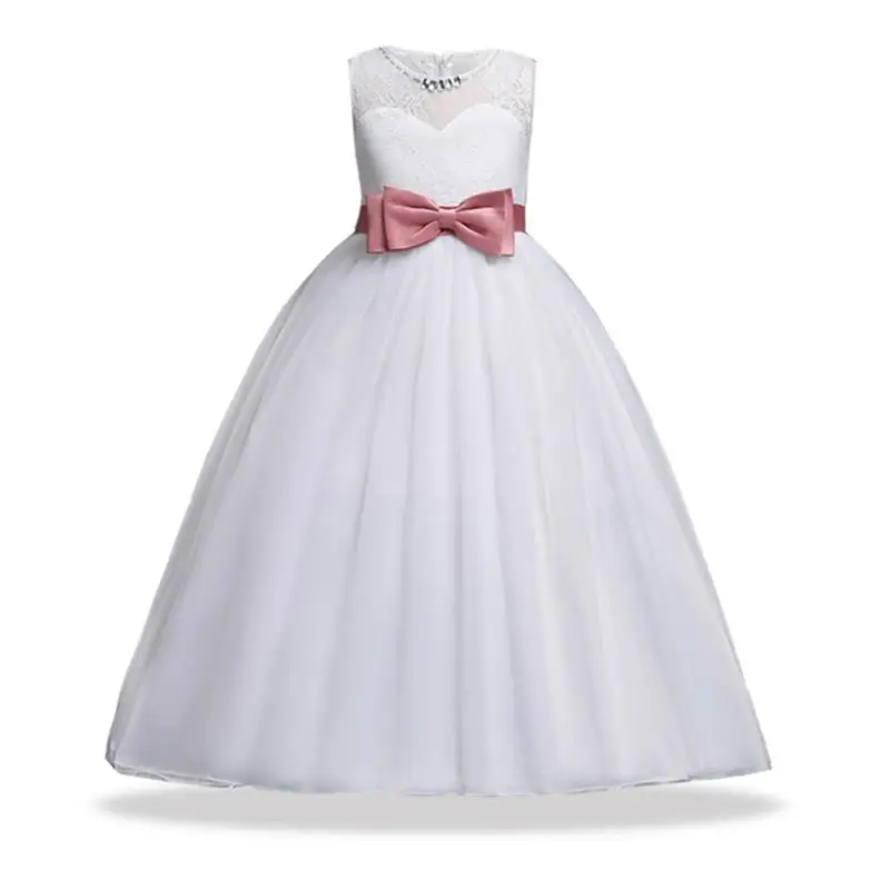 2019 Winter Girls Dress Elegant Party Princess Kids Dresses For Bridesmaid Wedding Gown Children Clothing 6 14 Years | Детская одежда и