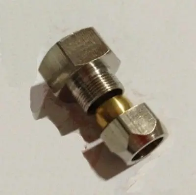 2 шт. M10x1mm гнездовая нить латунная подходит для 6 мм OD трубки переходник коннектор