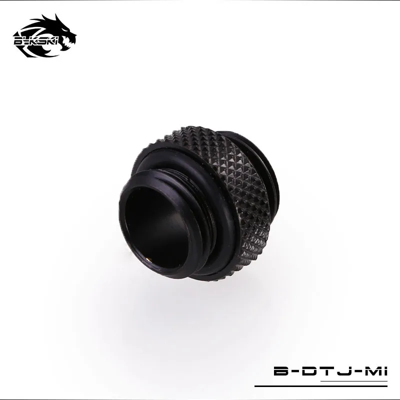 Black Bykski G1/4 ''Двойная внешняя резьба мини-фитинг бутик Алмазный Узор двойной мужской разъем несколько цветов B-DTJ-MI - Цвет лезвия: Black