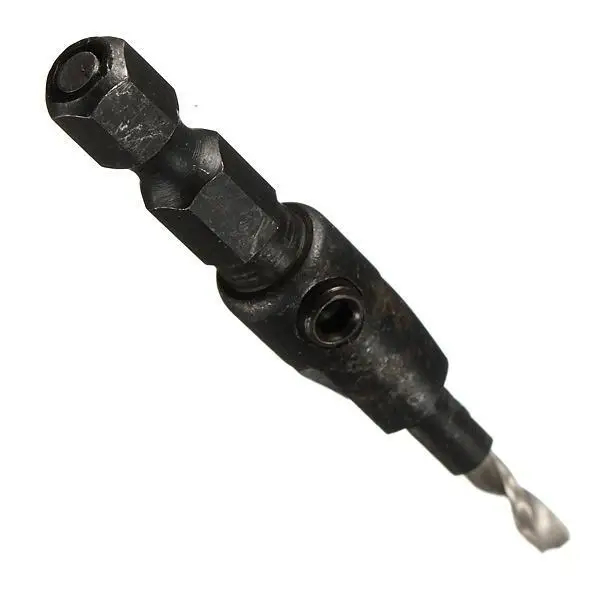 4pcs HSS Drilling Machine Countersink Drill Bit Set Quick Change Hex Shank Screw #6 #8 #10 #12 | Инструменты