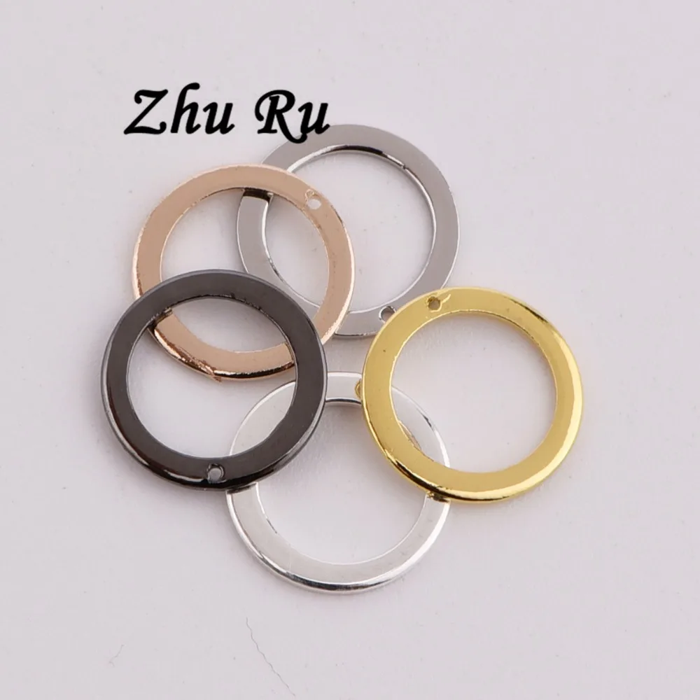 10 шт. ZHU RU 9 5 мм Подвески хула обручи серьги турбины велосипедисты форма