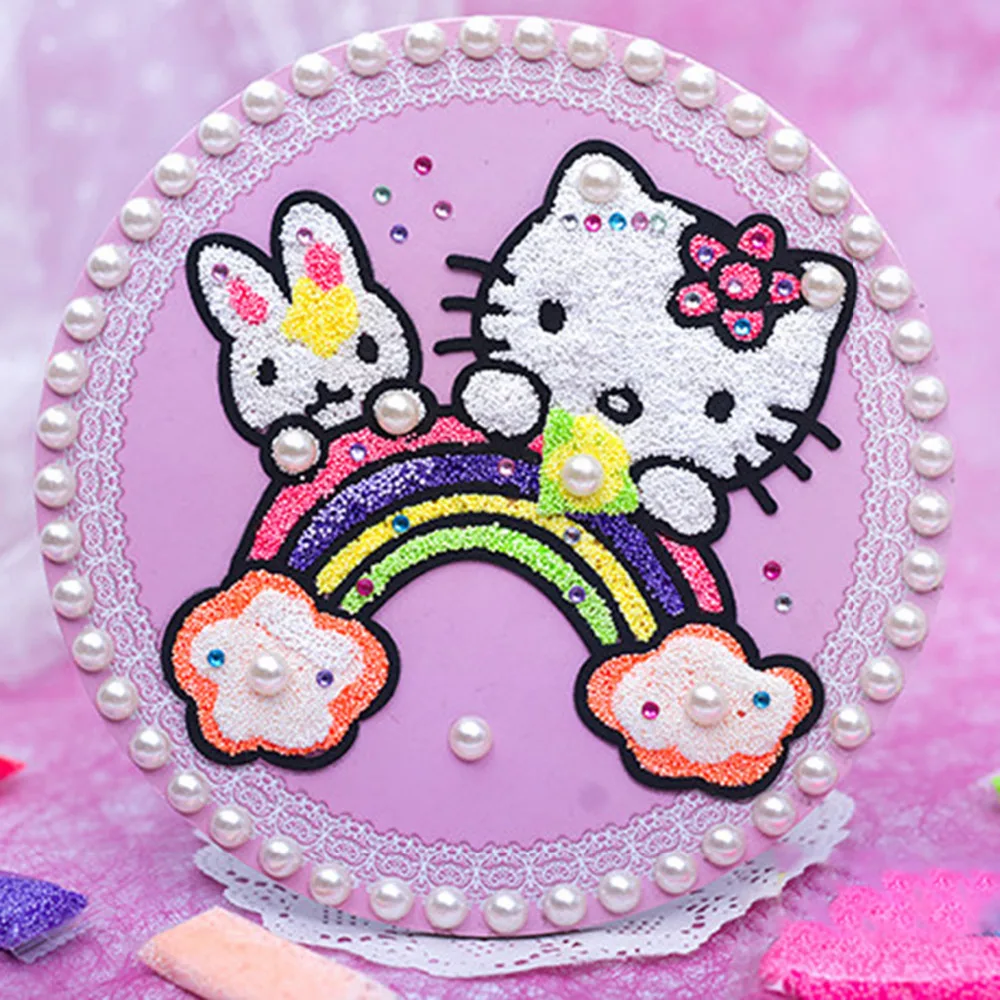 Игровой набор теста для лепки с жемчугом 8 цветов глина рукоделия умный пластилин