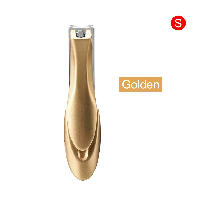 S golden Горячий Mantis форма анти-всплеск кусачки для ногтей Ножницы для ногтей из нержавеющей стали SJ66 - Цвет: S golden