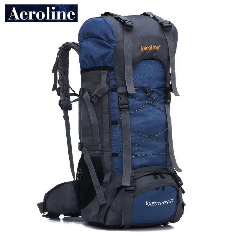 Бренд Aeroline,, 70Л, мужской спортивный рюкзак для путешествий, большая вместительность, женская сумка для альпинизма, водонепроницаемый рюкзак