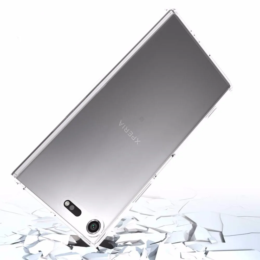 Чехол для SONY Xperia XZ Premium XZ2 2 ударопрочный Прозрачный жесткий чехол задней панели