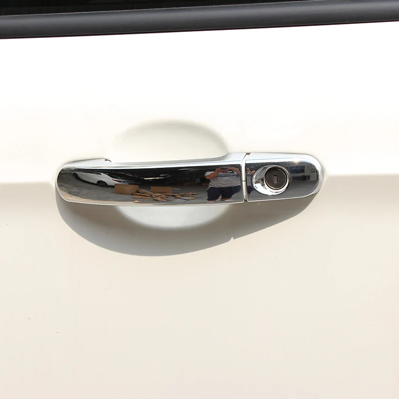 Авто-Стайлинг хромированная дверная ручка крышка отделка литье гарнир накладка