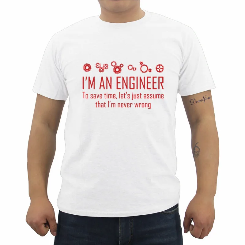 Инженер никогда не ошибся футболка Nerd Geek Joke Engineering Забавный подарок на день