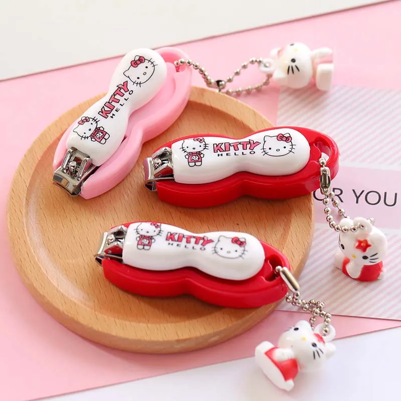 HelloKitty милые инструменты для ногтей Ножницы Маникюрный Инструмент KT Cat ножницы из