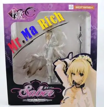 Сексуальная Fate Stay Night Fate/Экстра Ccc Saber экшен-фигурка из ПВХ Da Collezione игрушка |