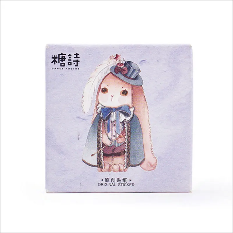 45 шт./лот kawaii Alice Rabbit мини бумажная наклейка украшения DIY альбом дневник планировщик для скрапбукинга этикетка канцелярские товары