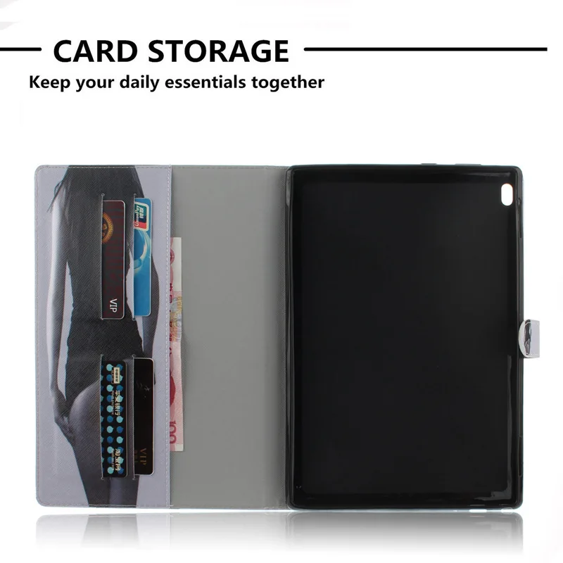 

PU Leather Case For Lenovo Tab4 10 TB-X304F/N TB-X304L Cover For Lenovo tab 4 10 plus TB-X704L TB-X704F/N Case +Film+pen
