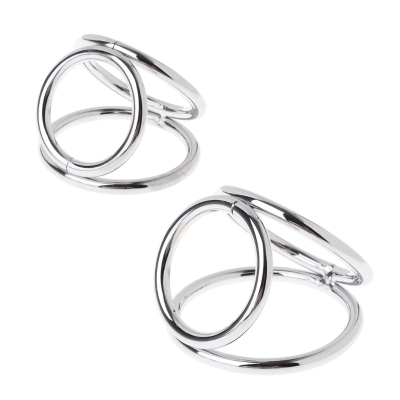 3 кольца из нержавеющей стали для мошонки зажим семенника Кольца пениса пенисный