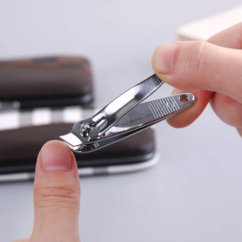 7 шт./компл. новые Маникюрные щипчики для ногтей Набор педикюра портативный