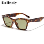 Женские квадратные солнцезащитные очки Ralferty, винтажные дизайнерские солнцезащитные очки с черепашками, UV400, W40058, 2019