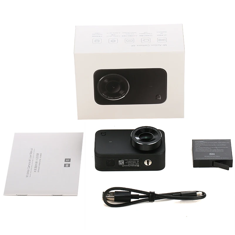 Международная версия Xiaomi mi jia Экшн-камера 4 K/30FPS Ambarella A12S75 WiFi Подводная Водонепроницаемая спортивная видеокамера