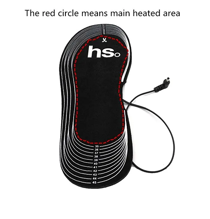 Стельки с электрическим подогревом на батарейках АА 4 5 в Размеры 35 45|soles for shoes|sole