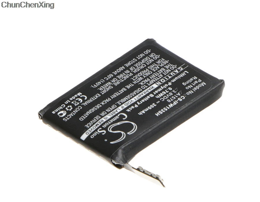 Аккумулятор Cameron Sino 200 мАч A1578 для Apple A1553 A1554 MJ2T2LL/A MJ2U2LL/A MJ2V2LL/A часы 38 мм 42 мм|Цифровые