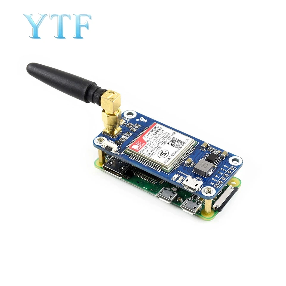 Плата расширения Raspberry Pi SIM7000C NB IoT/eMTC/EDGE/GPRS/GNSS 4G для связи|Аксессуары
