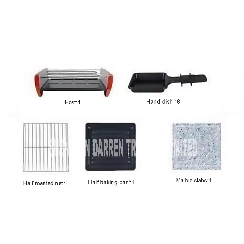 Электрическая духовка TW 108 портативный барбекю гриль двухэтажный Электрический