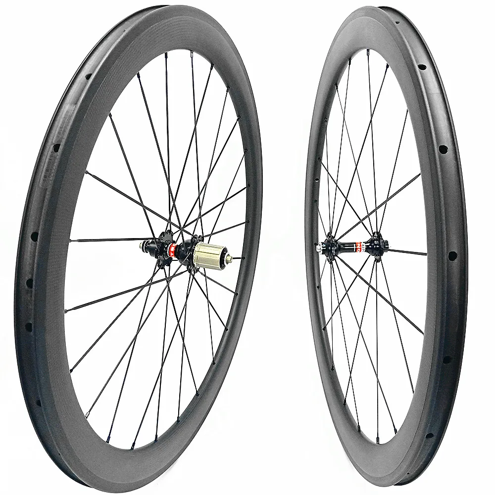 

carbon road wheelset 700c 45mm clincher 25mm width carbon wheel road carbon wheels road bike wheels NOVATEC HUBS 3K UD 20H 24H