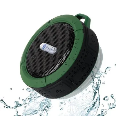 Водонепроницаемый bluetooth динамик с громкой связью сабвуфер крючок на присоске