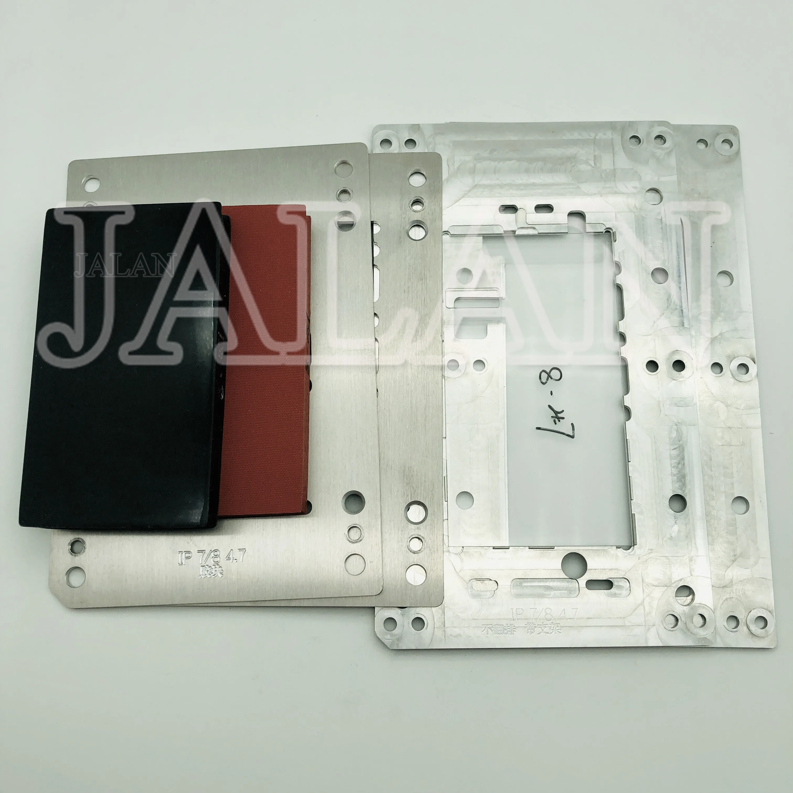 

ymj laminating machine use mold for iphone 7/8 lcd display screen glass perfectly positioning oca frame glass laminating mold