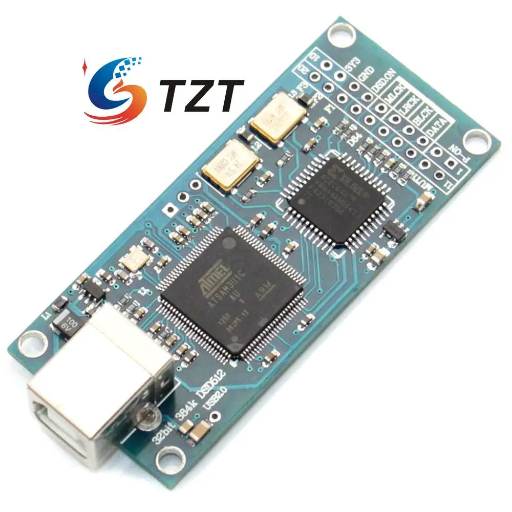 TZT HIFI Combo384 USB к IPS цифровой интерфейс обратитесь к Amanero USB IIS поддержка DSD512 32 бит 384K ies выход для аудио