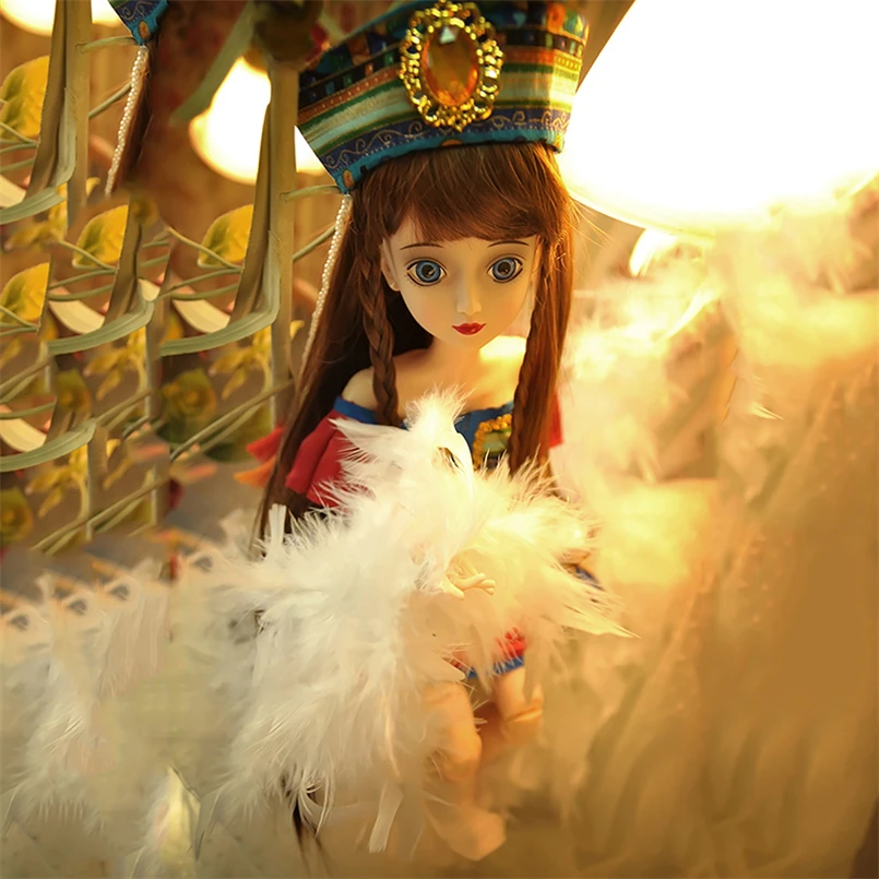 60 см большая мода Peluca парик Рапунцель Bjd куклы Peruca для девочек большие модные Boneca