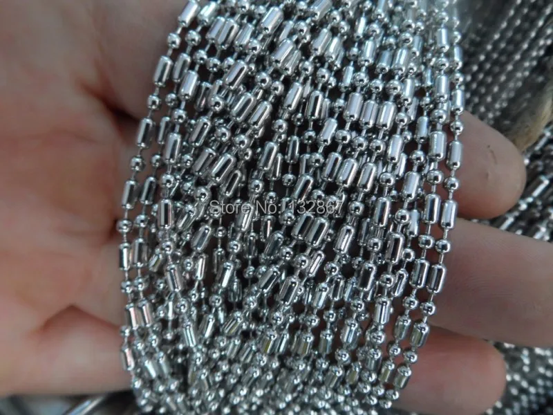 Ювелирная фурнитура 5 метров 3 2 мм оптом цепочка из нержавеющей стали с рисовой