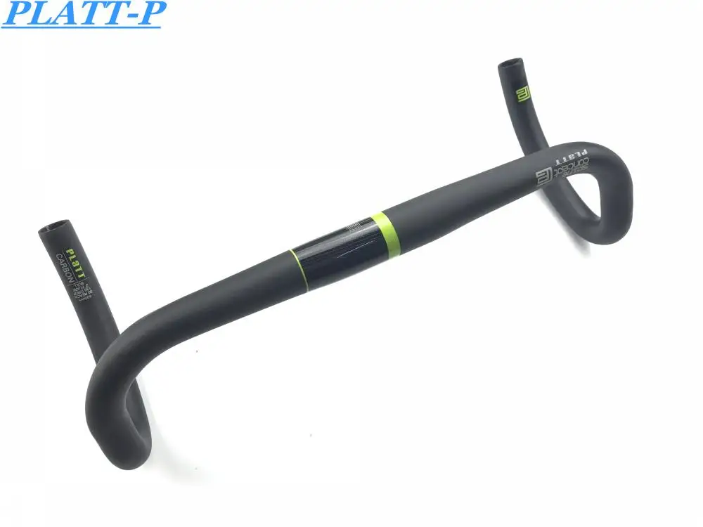 

PLATT Ultralight Total Carbon Fiber Road Bike Accessories Carbon Handlebar Road Bike Handlebar 31.8 * 400/420/440 JL6688