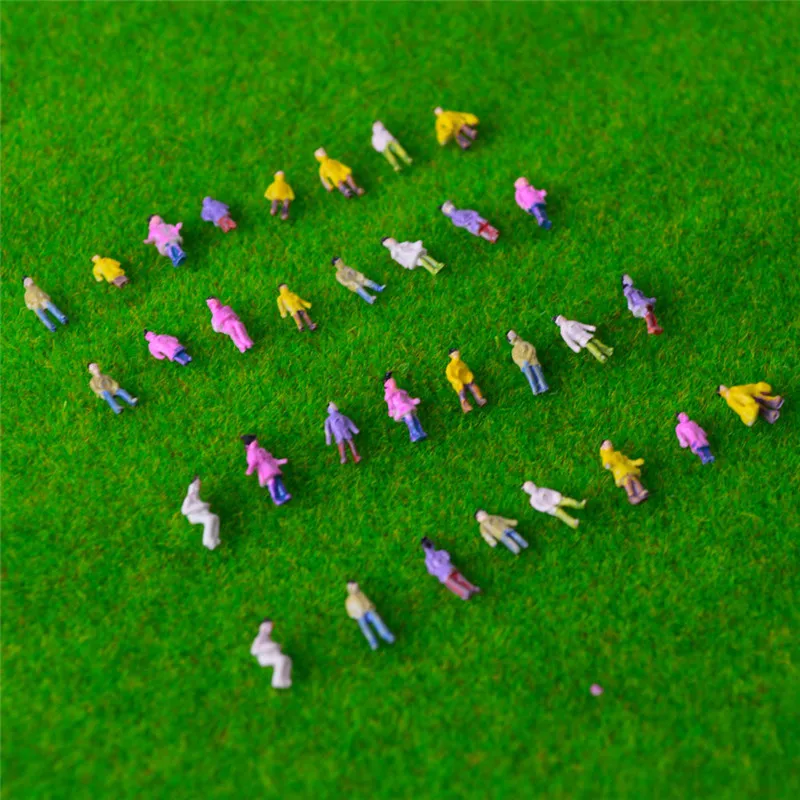 200PCS 1/150 scale model figures painted toys for architecture making |
