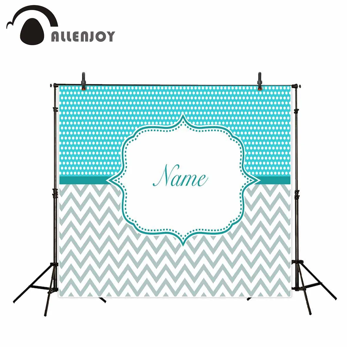 

Allenjoy new arrivals photography background Classic spots line name custom baptism shower original design photography backdrops